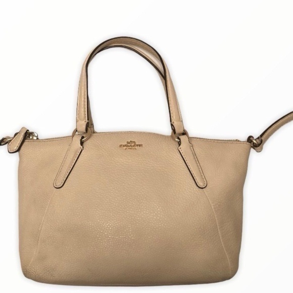 Coach Light Pink Kelsey Leather Tote Bag